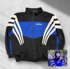 売り切り価格】あのちゃん着用 adidas トラックジャケット 万国旗 80s