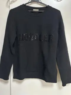 MONCLER ブラック ニットセーター
