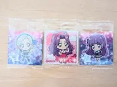 ★アイカツ★ウエハース2★シール★3枚★神崎美月&氷上スミレ&黒沢凜★