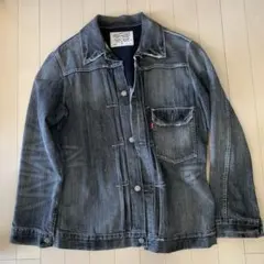 LEVISジージャンユーズドブラック中古