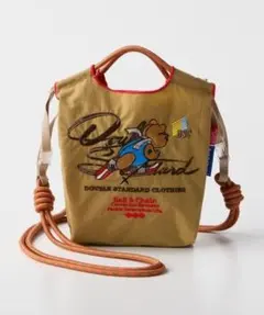【新品】ダブスタ×Ball&Chainコラボ/スキーベアミニショッピングバッグのサムネイル