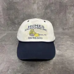 80s 90s キャップ　ヴィンテージ　古着　2トンカラー