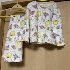 サンリオ 110cm 白 パジャマ もこもこ