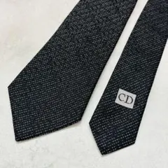 Dior ディオール ネクタイ ピンストライプ ブラック×ホワイト 近年モデルのサムネイル