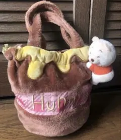 《タグ付き》くまのプーさん 【FDM】ほっこりハニー ふわふわハニーポットバッグ