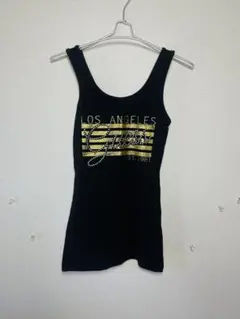 GUESS ブラック タンクトップ