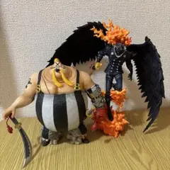 一番くじ　ワンピース　龍と袂を連ねし猛者達　キング　クイーン　フィギュア