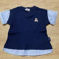 POLO Baby ワッフル地 重ね着風 Tシャツ 80cmのサムネイル