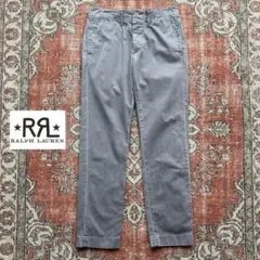 RRL ダブルアールエル チノパン ミリタリー ブルーグレー ボタンフライ 古着のサムネイル