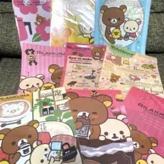 [2011年] リラックマ クリアファイル 9枚セット　ローソン