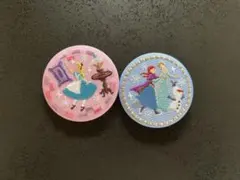 ⭐︎おたけちゃん様専用⭐︎ ディズニー刺繍缶バッチ　アリス、アナ雪セット