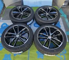 レイズ ベルサス トリアイナ 18インチ 7J +48 100 5穴 4本セット
