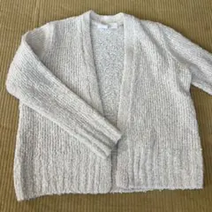 GAP ニット ホワイト カーディガン 羽織 120 S