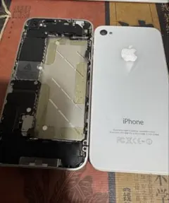 Apple iPhone 4 ホワイト 本体　ジャンク　バッテリー無し