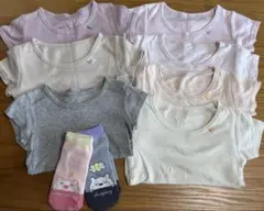 西松屋　女の子　肌着・靴下9点セット　90cm
