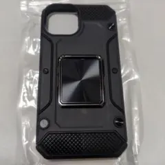 【ロコ様】iPhone13 14対応ケース リング付耐衝撃衝撃吸収 ブラック