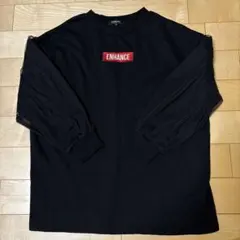 最終値下げ★【DOUBLEFOCUS】オーバーサイズトレーナー　チュール袖　黒