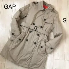 GAP トレンチコート ダウン　ベージュ　S ダウンコート