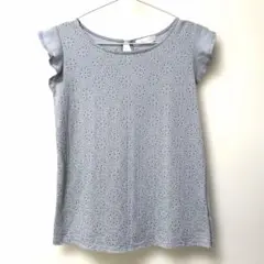 フェルゥ半袖 レース ライラック カットソー Mのサムネイル
