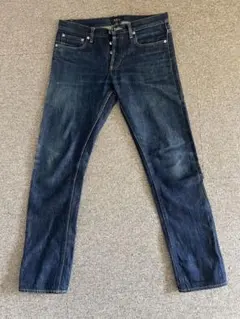 【希少・マカオ製】A.P.C. プチスタンダード デニムパンツ 29 黒タグ赤耳