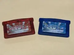 GBA ソフト ポケモン ルビー サファイア ２点セット