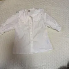 プティマイン100 ビッグ襟ブラウス