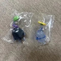 ピクミン ストラップセット 黒と透明