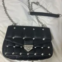 MICHAEL KORS ブラックショルダーバッグ