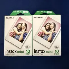FUJIFILM instax mini フィルム 10枚×2パック