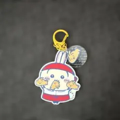 ちいかわ焼き 店員さんなチャーム付き アクリルキーホルダー うさぎ