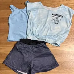 4点セット　美品　130㎝女の子セパレート水着セット