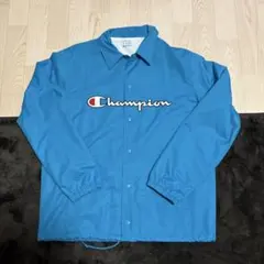 Champion ナイロンコーチジャケット X-LARGE 青
