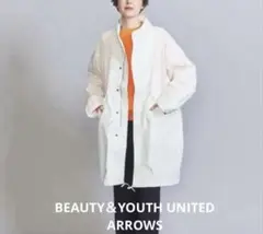 ユナイテッドアローズ モッズコート ライナー脱着 2way ダブルジップ 白