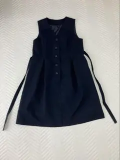 O.N.K.Y.O マタニティ事務服　ジャンバースカート　ネイビー Mのサムネイル