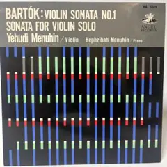 メニューイン/バルトークVnソナタ HA-5049 レコード LP