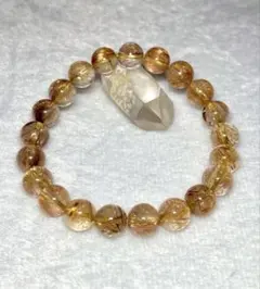 【お値下げ中】天然石　タイチンゴールドブロンズルチルクォーツ