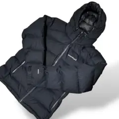 美品モンベル パーマフロストライトダウンパーカ M ブラック／GORE-TEX