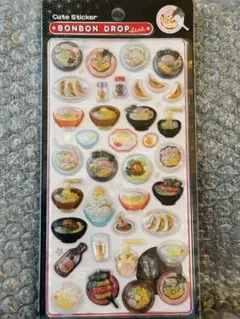 クーリア　ボンボンドロップシール　和柄　ラーメン　新品　正規品