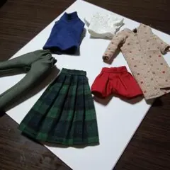 No.123　ハンドメイド　リカちゃんの服6点セット