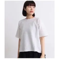 bulle de savon ドットテープジャガード カットソーのサムネイル