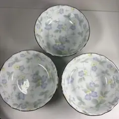 有田焼三洋陶器林齋窯カレンシリーズ、小鉢 3点セット 金縁 陶器