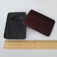 難あり】高蒔絵 漆塗 硯箱 道具一式 硯 水滴 墨「朝月」260824-4