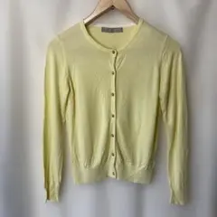 a day in the life レディース カーディガン 薄手 黄色 M