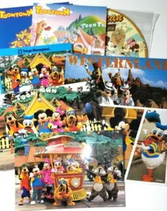 トゥーンタウン・ウエスタンランド ポストカード 8枚セット