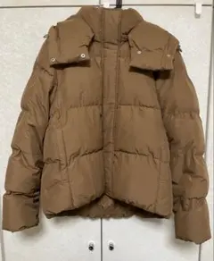 GU ヒートパデッドブルゾン ブラウン Lサイズ