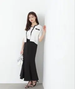 【美品】プロポーションボディドレッシング＊ハイウエストマーメイドスカートのサムネイル