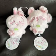 ちいかわ ぬいぱれっと さくらいろ マスコット うさぎ・モモンガ