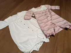 familiar　ロンパース2点セット　60cm