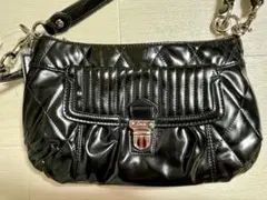 coach ブラック ショルダーバッグ