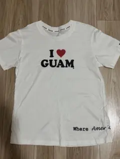 I LOVE GUAM Tシャツ ホワイト Mサイズ